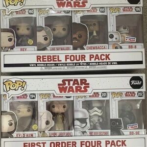 Funko Star Wars Rebel and First Order Pop Set